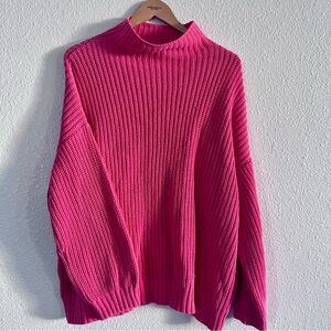 American Eagle Oversized Pink Sweater Size M